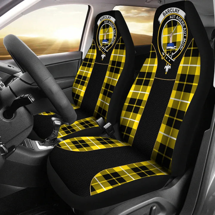 Scottish Barclay Clan Crest Tartan Car Seat Covers - Special Style 1