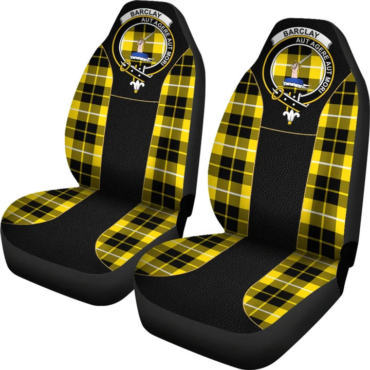 Scottish Barclay Clan Crest Tartan Car Seat Covers - Special Style 2
