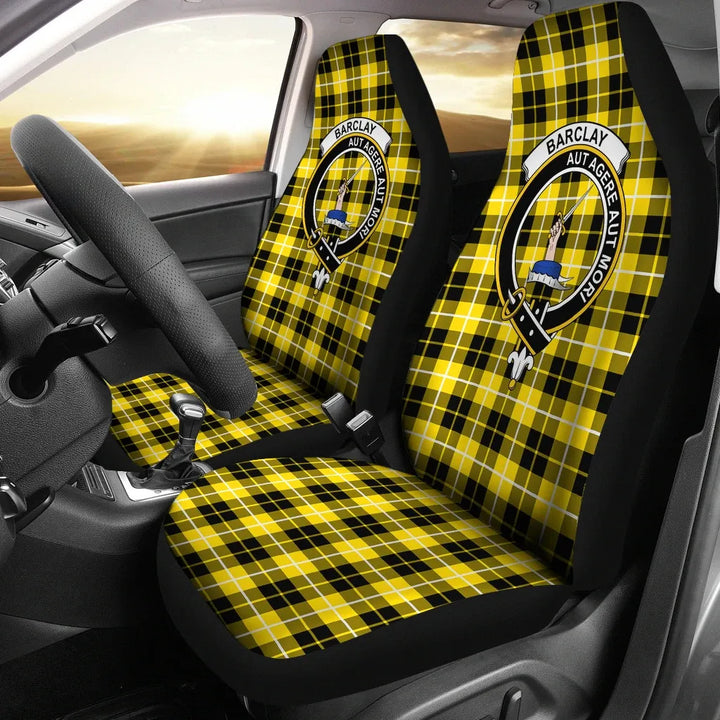 Scottish Barclay Clan Crest Tartan Car Seat Covers 2