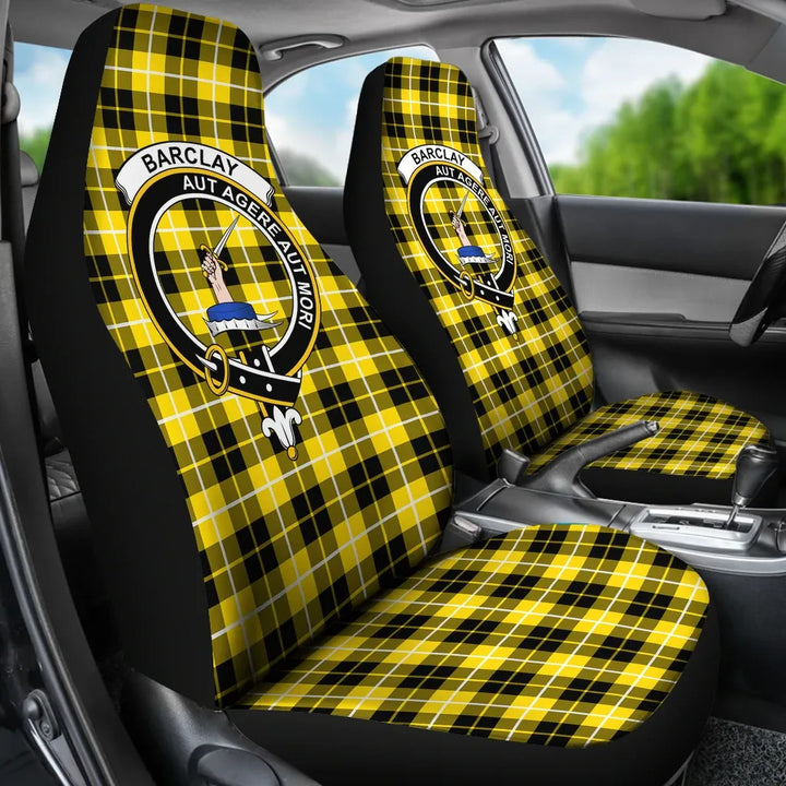 Scottish Barclay Clan Crest Tartan Car Seat Covers 3