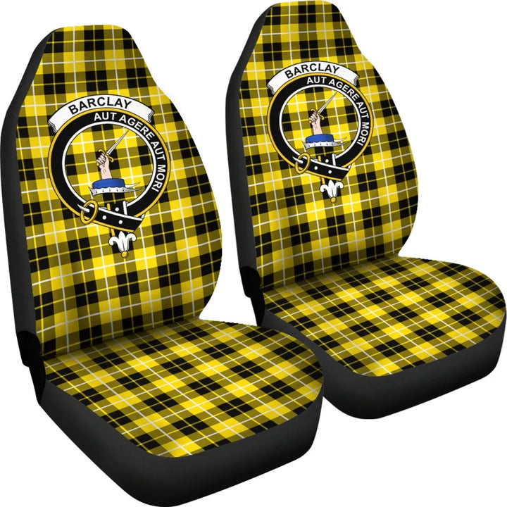Scottish Barclay Clan Crest Tartan Car Seat Covers 4