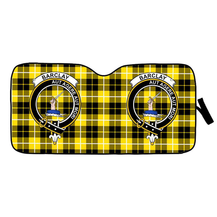 Scottish Barclay Clan Crest Tartan Car Windshield Sun Shade Tartan Plaid 1