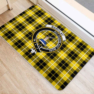 Scottish Barclay Clan Crest Tartan Door Mat Tartan Plaid 2