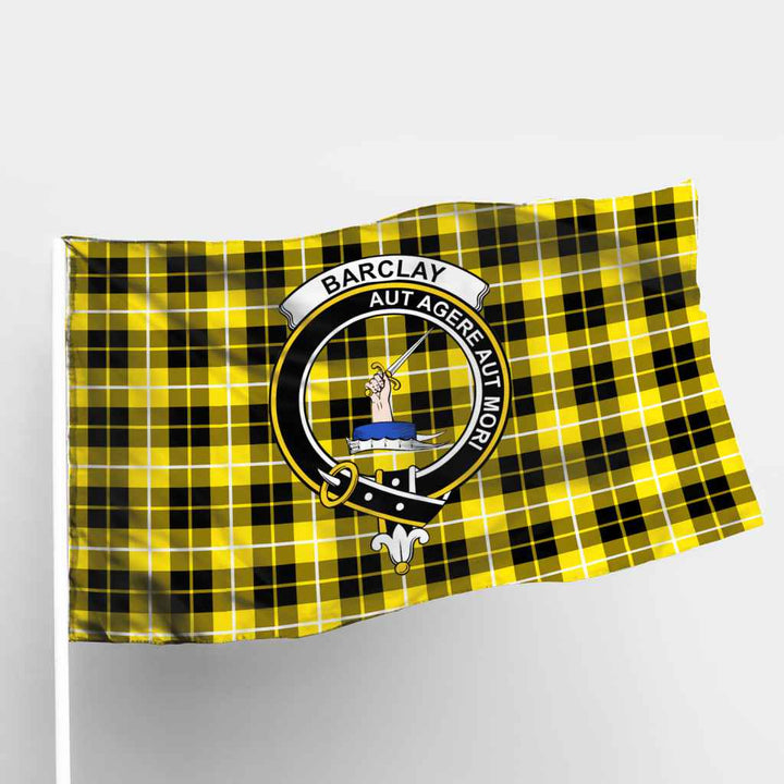 Scottish Barclay Clan Crest Tartan Flag Parade Tartan Plaid 1