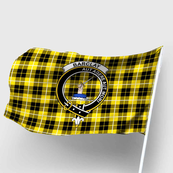 Scottish Barclay Clan Crest Tartan Flag Parade Tartan Plaid 2