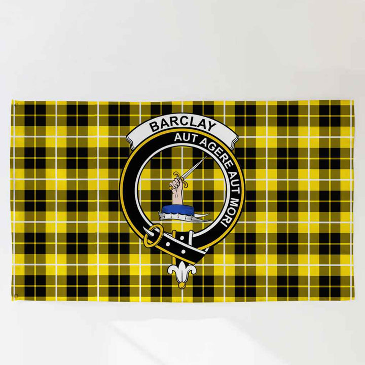 Scottish Barclay Clan Crest Tartan Flag Parade Tartan Plaid 3