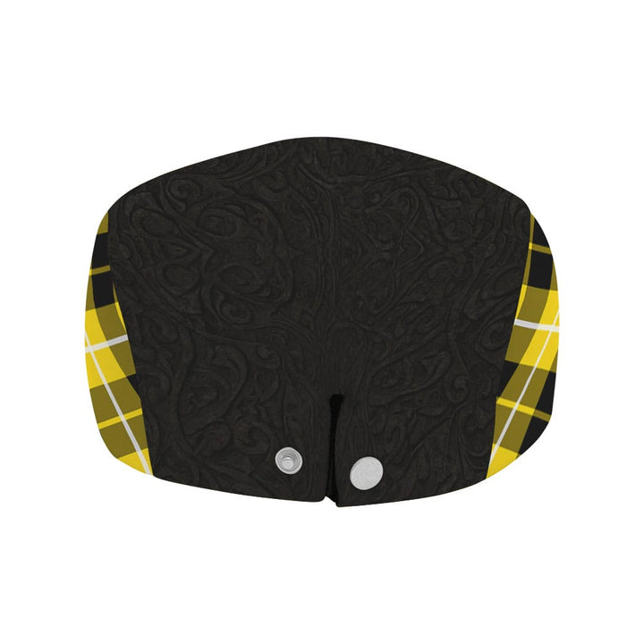 Scottish Barclay Clan Crest Tartan Flat Cap - Scratch Style Tartan Plaid 4