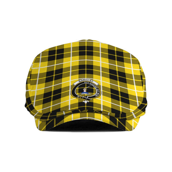 Scottish Barclay Clan Crest Tartan Flat Cap Tartan Plaid 1