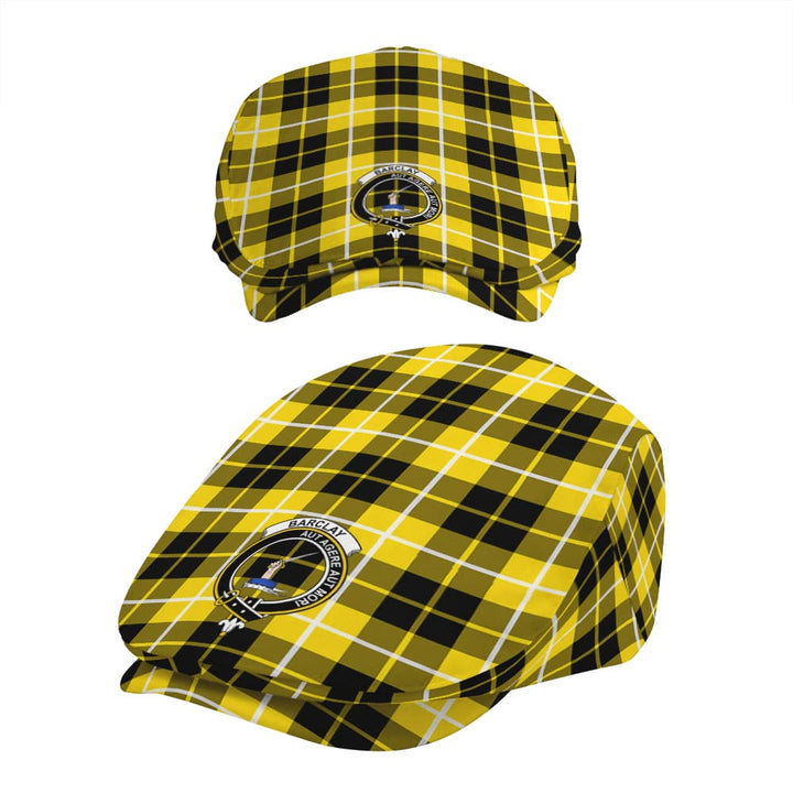 Scottish Barclay Clan Crest Tartan Flat Cap Tartan Plaid 5