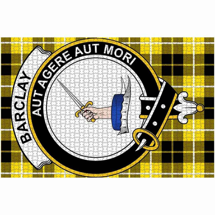Scottish Barclay Clan Crest Tartan Jigsaw Puzzle 2