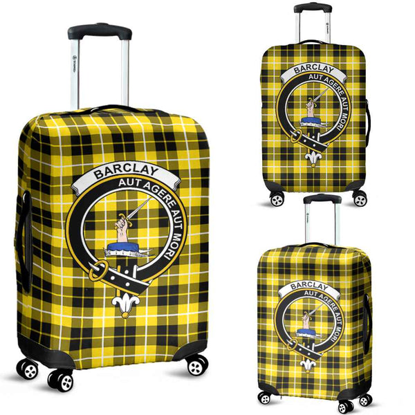 Scottish Barclay Clan Crest Tartan Luggage Cover Tartan Plaid 1