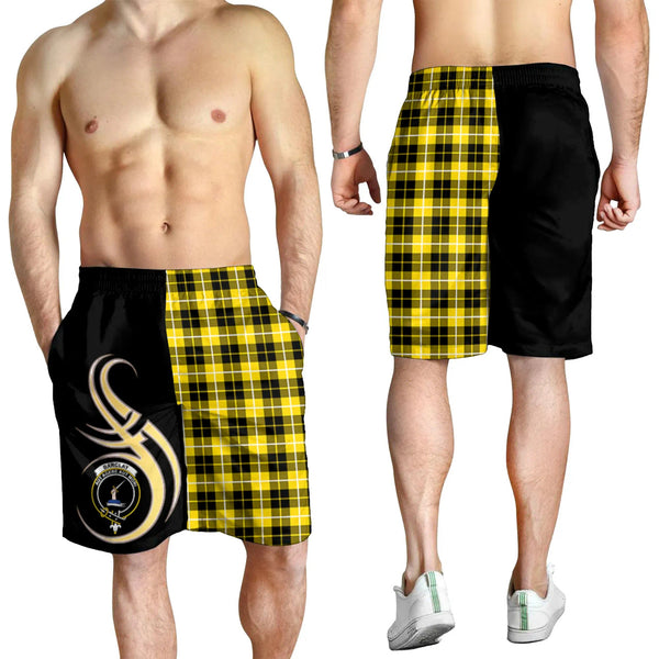 Scottish Barclay Dress Modern Clan Crest Tartan Believe in Me Men's Shorts