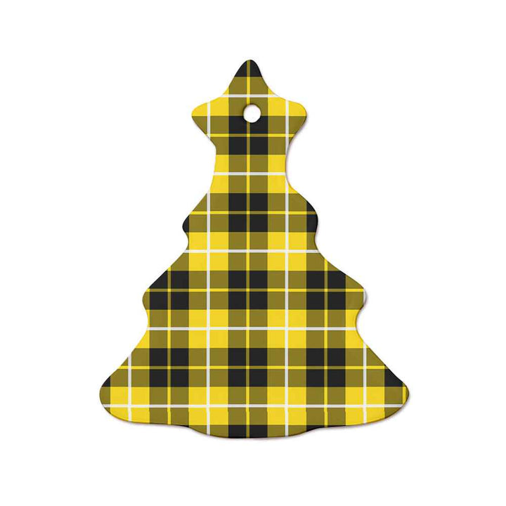 Scottish Barclay Dress Modern Clan Tartan Ceramic Ornament  Tree Shape Tartan Plaid