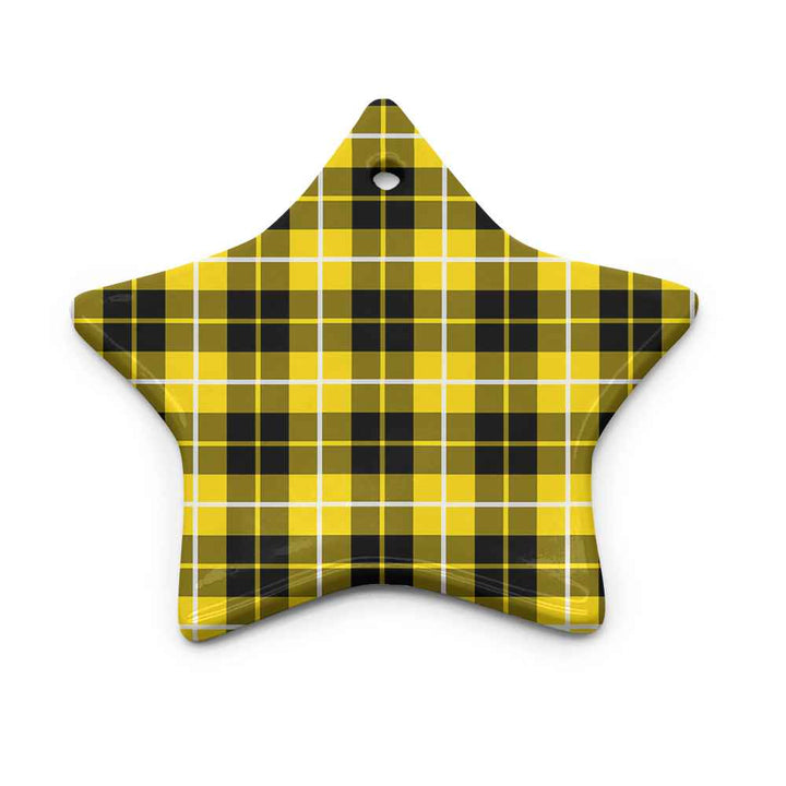 Scottish Barclay Dress Modern Clan Tartan Ceramic Ornament Star Shape Tartan Plaid
