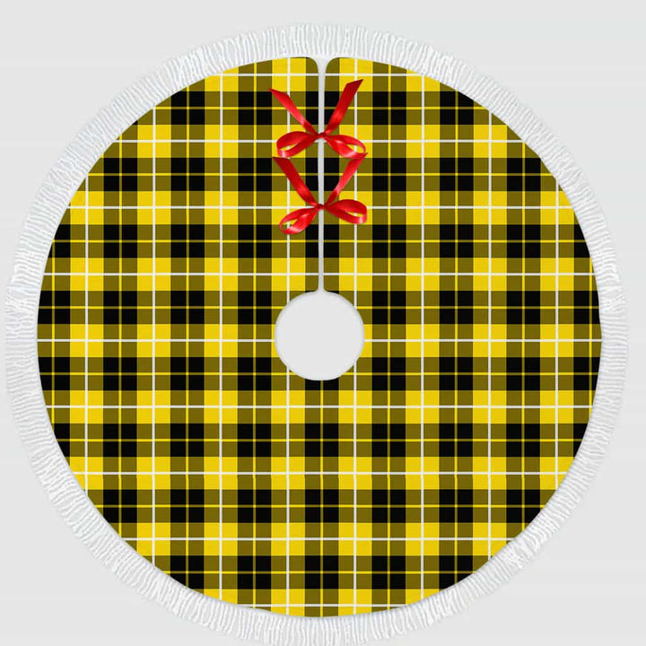 Scottish Barclay Dress Modern Clan Tartan Christmas Tree Skirt Tassels 1 Tartan Plaid