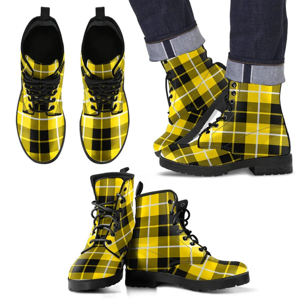 Scottish Barclay Dress Modern Clan Tartan Leather Boots