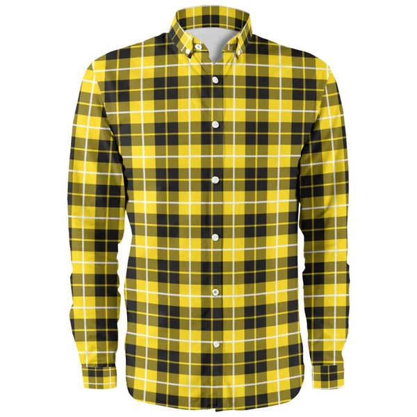 Scottish Barclay Dress Modern Clan Tartan Long Sleeve Shirt Front Side Tartan Plaid