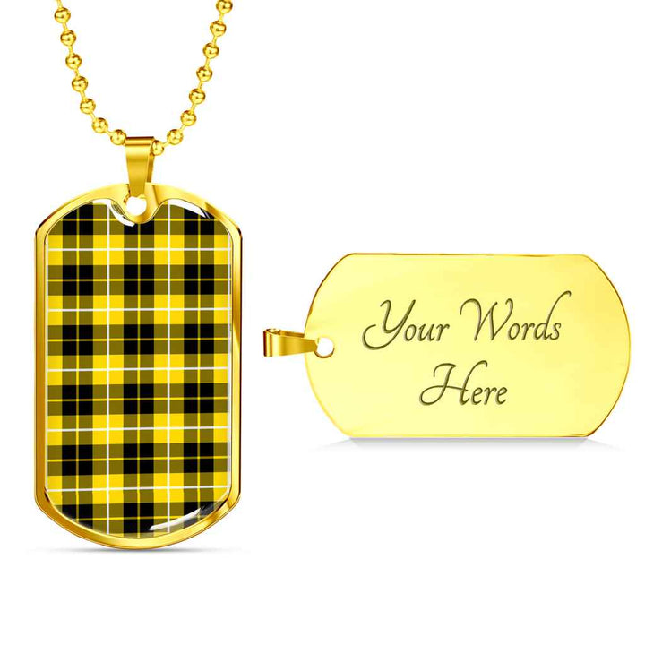 Scottish Barclay Dress Modern Clan Tartan Military Dog Tag Necklace Tartan Plaid 4