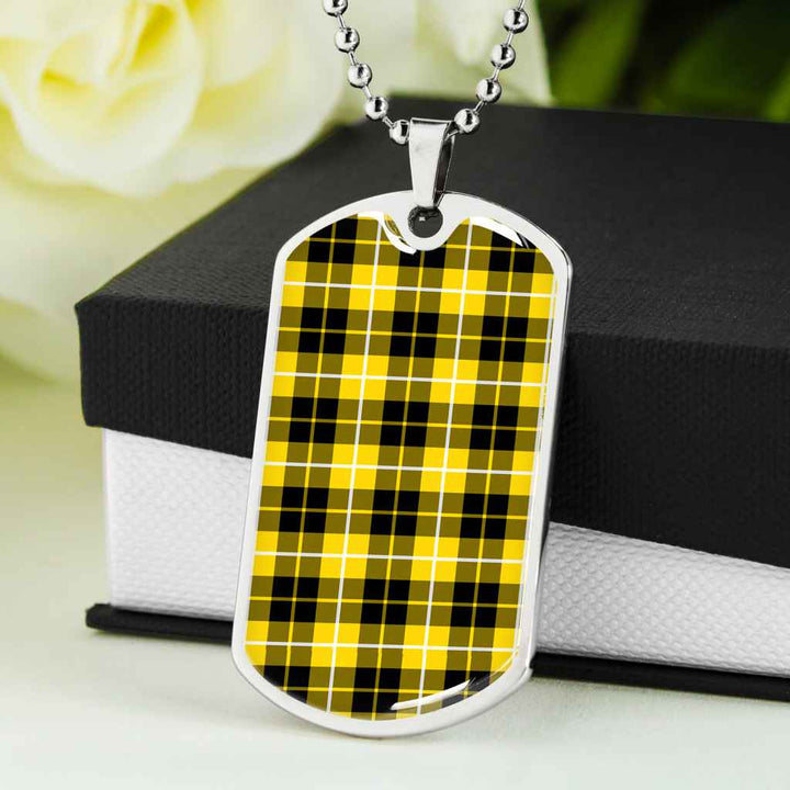 Scottish Barclay Dress Modern Clan Tartan Military Dog Tag Necklace Tartan Plaid 5