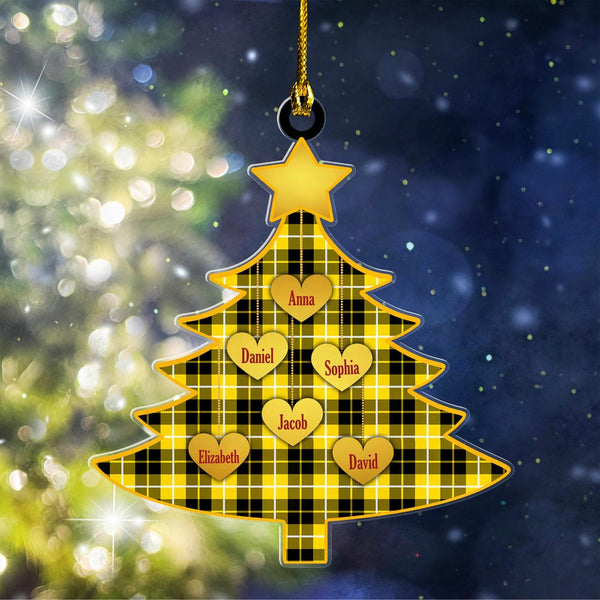 Scottish Barclay Dress Modern Clan Tartan Ornament Custom Family Christmas Tree Tartan Plaid 1