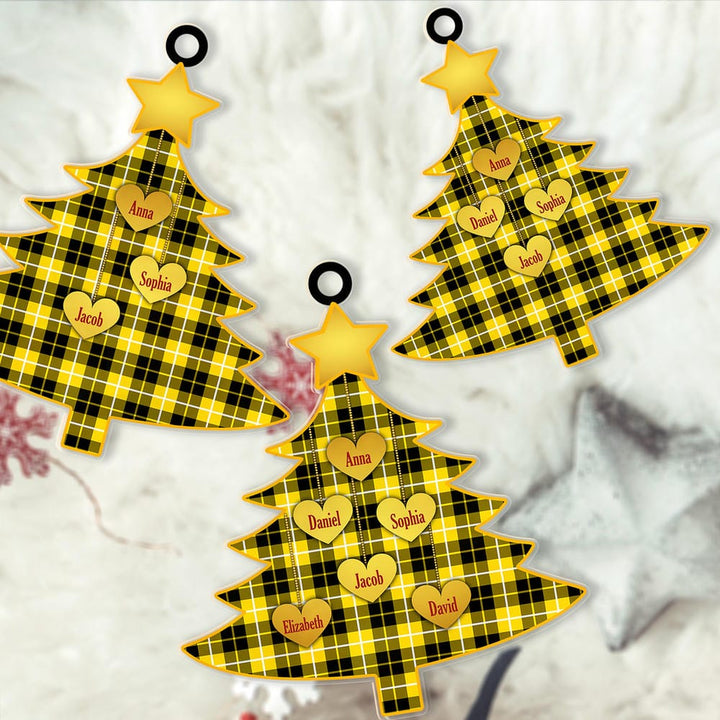 Scottish Barclay Dress Modern Clan Tartan Ornament Custom Family Christmas Tree Tartan Plaid 2