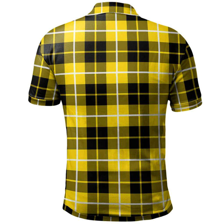 Scottish Barclay Dress Modern Clan Tartan Polo Shirt Back Side Tartan Plaid
