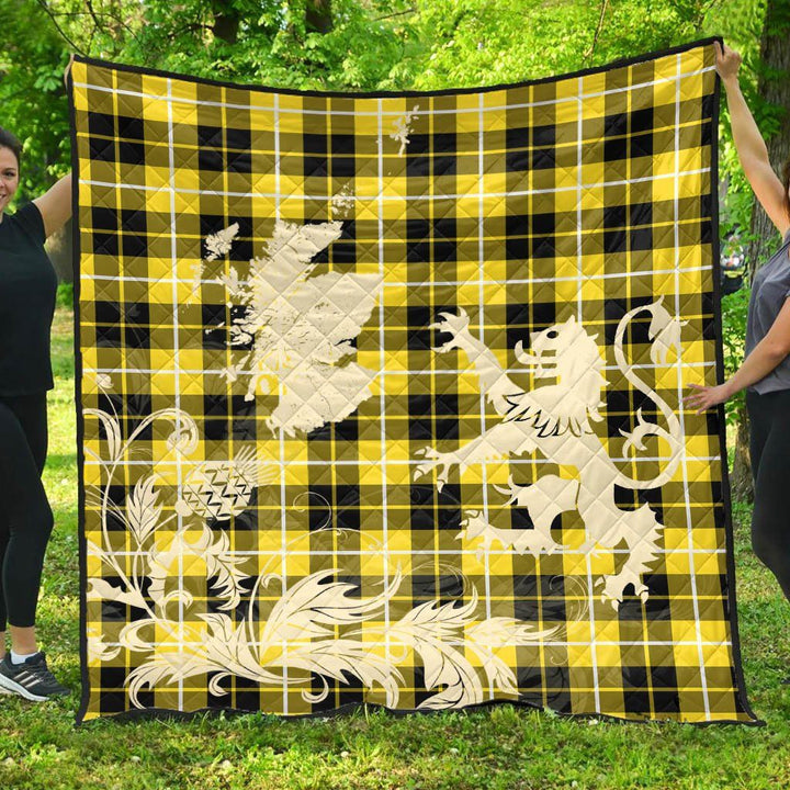 Scottish Barclay Dress Modern Clan Tartan Quilt Rampant Lion with Thistle Tartan Plaid 1