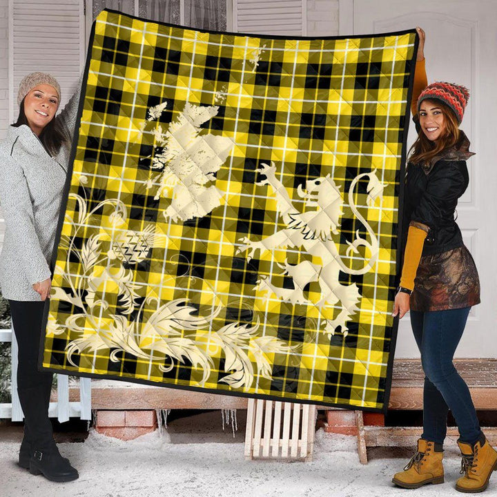 Scottish Barclay Dress Modern Clan Tartan Quilt Rampant Lion with Thistle Tartan Plaid 2