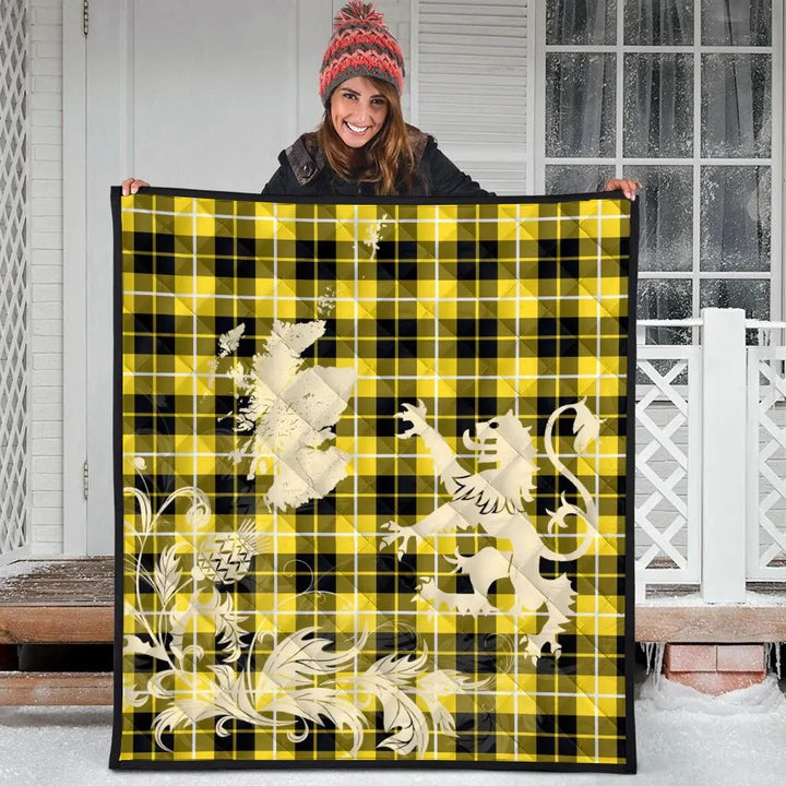 Scottish Barclay Dress Modern Clan Tartan Quilt Rampant Lion with Thistle Tartan Plaid 3