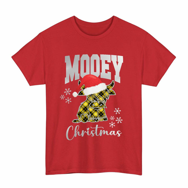 Scottish Barclay Dress Modern Clan Tartan T-Shirt - Mooey Christmas Tartan Plaid Red Color