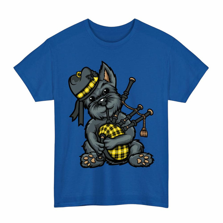 Scottish Barclay Dress Modern Clan Tartan Terrier Bagpipes T-Shirt Tartan Plaid Royal Color