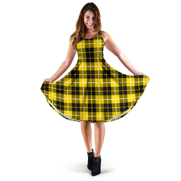 Scottish Barclay Dress Modern Clan Tartan Women Midi Dress