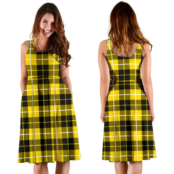 Scottish Barclay Dress Modern Clan Tartan Women Midi Dress