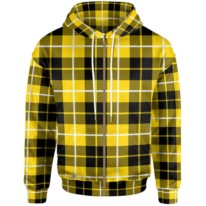 Scottish Barclay Dress Modern Clan Tartan Hoodie Zip Tartan Plaid
