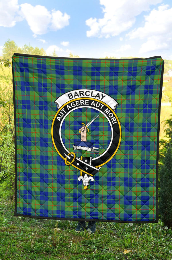 Scottish Barclay Hunting Ancient Clan Crest Tartan Quilt Tartan Plaid 2