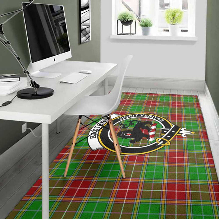 Scottish Baxter Clan Crest Tartan Area Rug Tartan Plaid 4