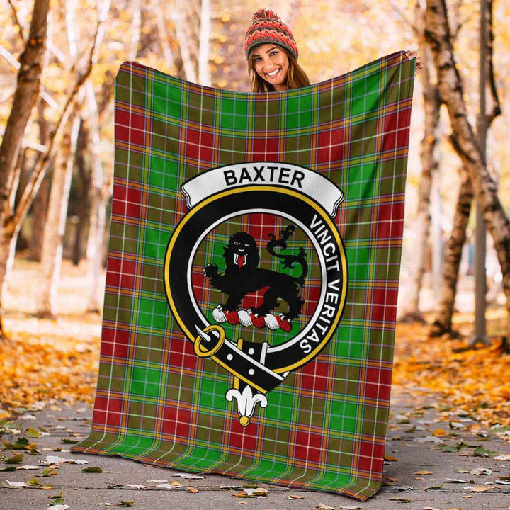 Scottish Baxter Clan Crest Tartan Blanket Tartan Plaid 4