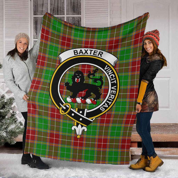Scottish Baxter Clan Crest Tartan Blanket Tartan Plaid 5