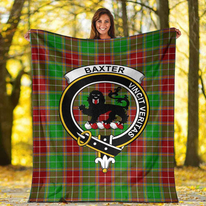 Scottish Baxter Clan Crest Tartan Blanket Tartan Plaid 6
