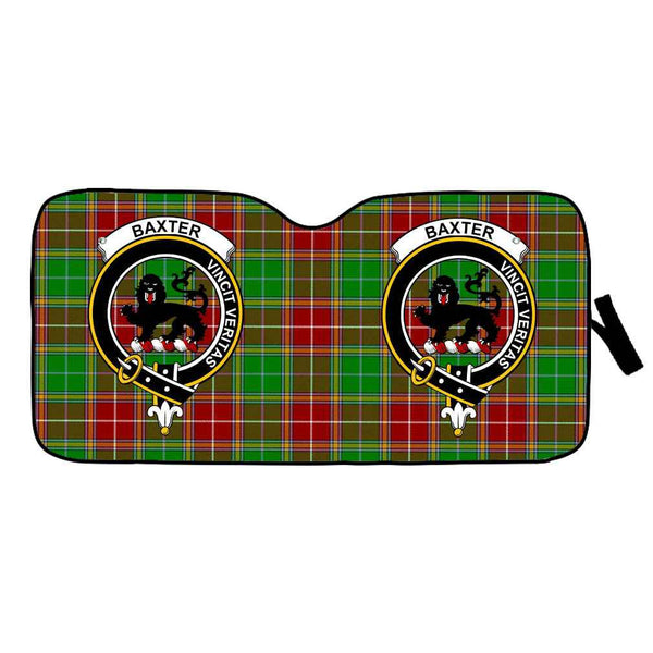 Scottish Baxter Clan Crest Tartan Car Windshield Sun Shade Tartan Plaid 1