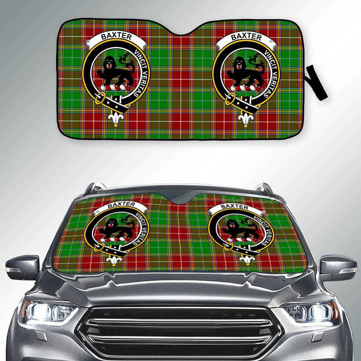 Scottish Baxter Clan Crest Tartan Car Windshield Sun Shade Tartan Plaid 2