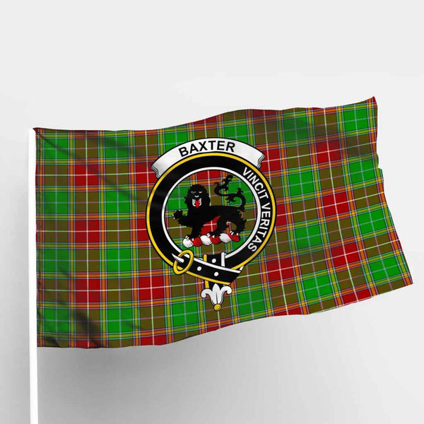 Scottish Baxter Clan Crest Tartan Flag Parade Tartan Plaid 1