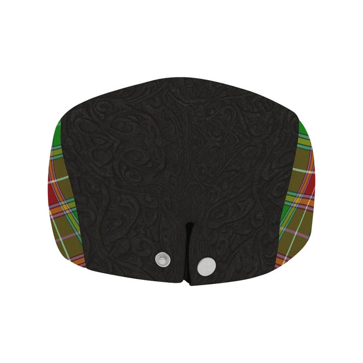 Scottish Baxter Clan Crest Tartan Flat Cap - Scratch Style Tartan Plaid 4
