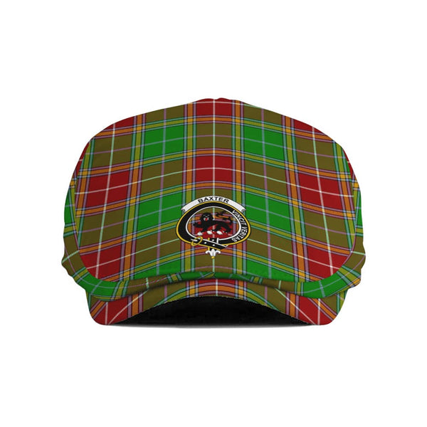 Scottish Baxter Clan Crest Tartan Flat Cap Tartan Plaid 1
