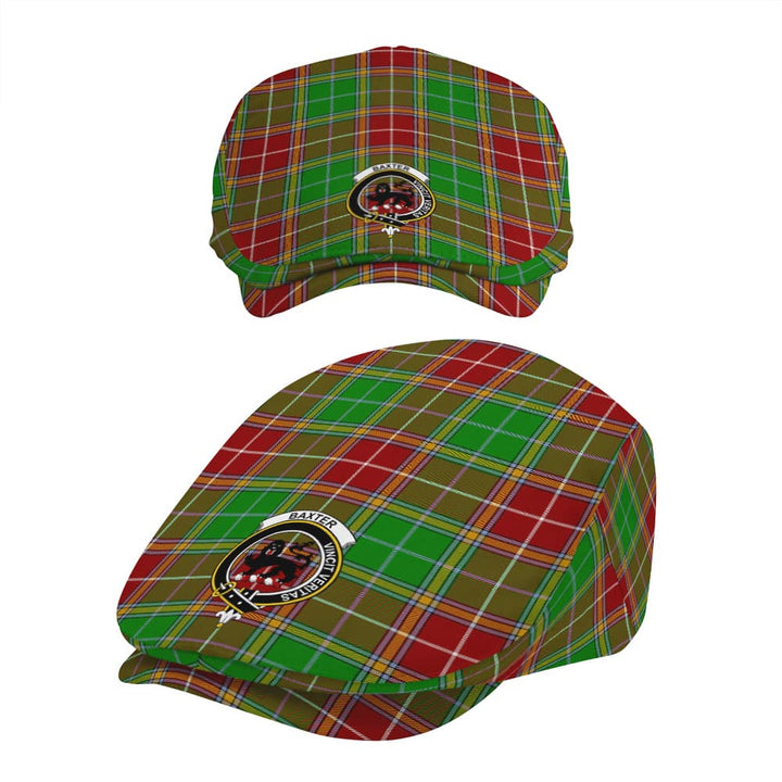 Scottish Baxter Clan Crest Tartan Flat Cap Tartan Plaid 5