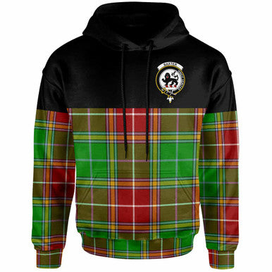 Scottish Baxter Clan Crest Tartan Hoodie - Horizontal Style Front Side Tartan Plaid