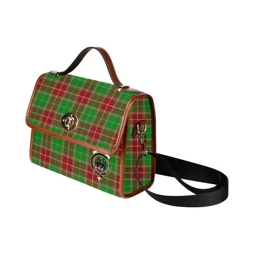 Scottish Baxter Clan Crest Tartan Waterproof Canvas Bag Tartan Plaid 4