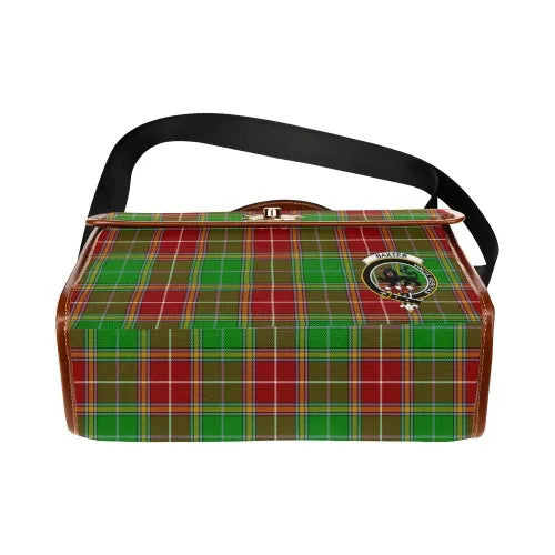 Scottish Baxter Clan Crest Tartan Waterproof Canvas Bag Tartan Plaid 5