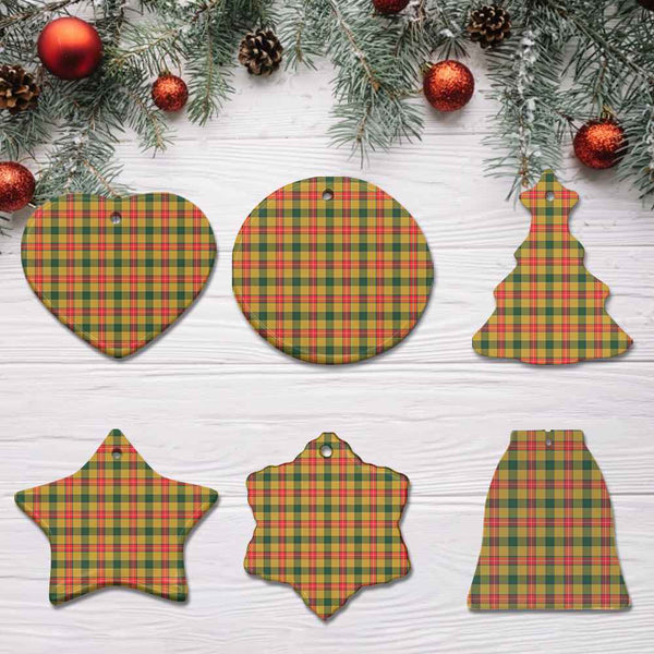 Scottish Baxter Clan Tartan Ceramic Ornament All Tartan Plaid
