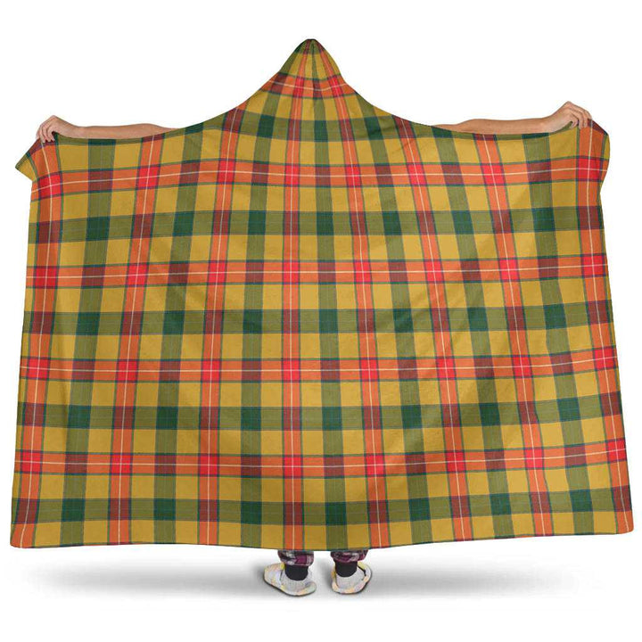 Scottish Baxter Clan Tartan Hooded Blanket Tartan Plaid 1